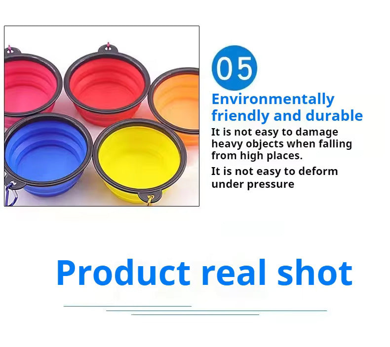 Pet Dog Collapsible Food Bowl 350ml