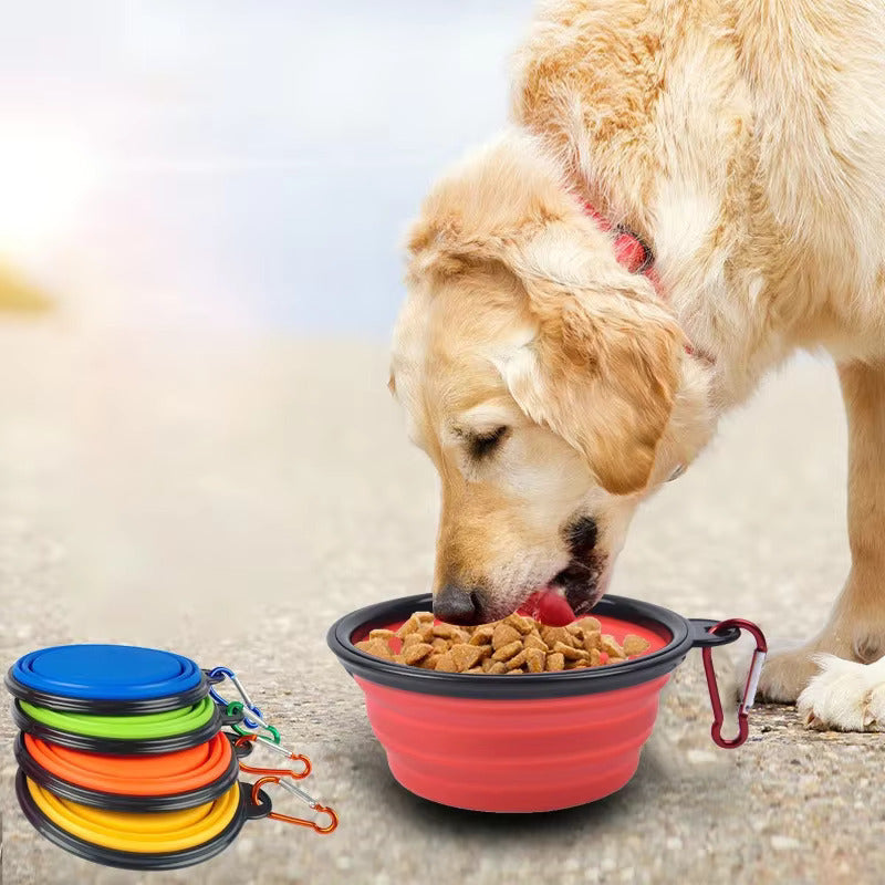 Pet Dog Collapsible Food Bowl 350ml