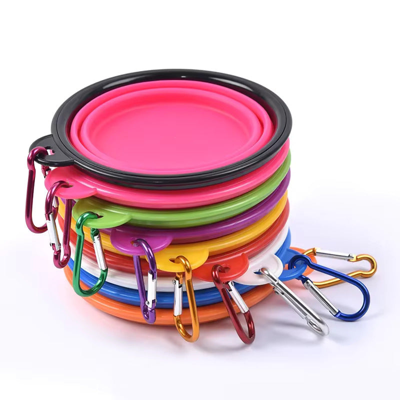 Pet Dog Collapsible Food Bowl 350ml