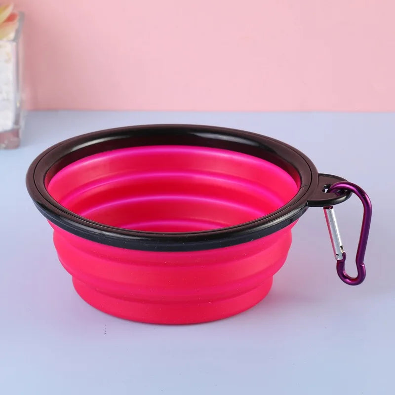 Pet Dog Collapsible Food Bowl 350ml