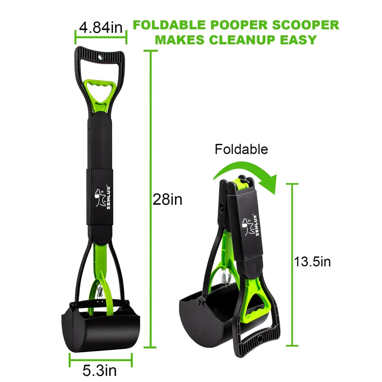 Dog/ Cat Pooper Scooper with Long Handle