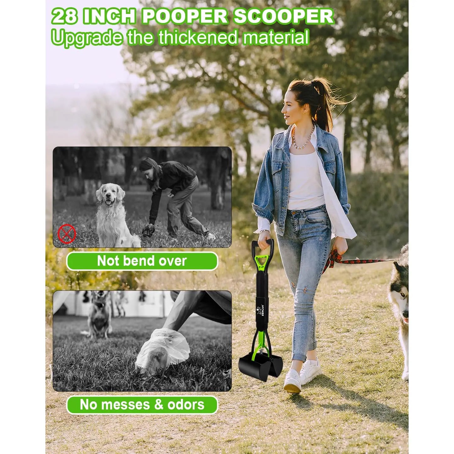 Dog/ Cat Pooper Scooper with Long Handle