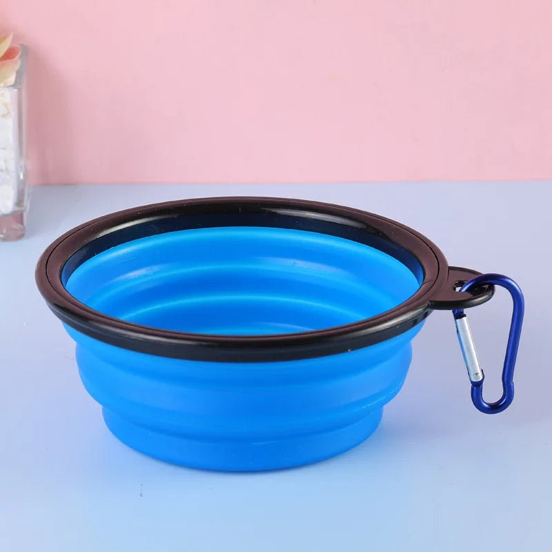 Pet Dog Collapsible Food Bowl 350ml