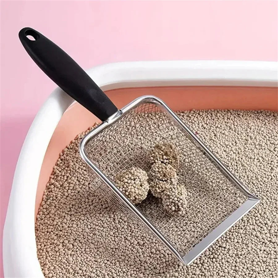 2X2 mm Fine Pores Cat Feces Sand Shovel Stainless Steel