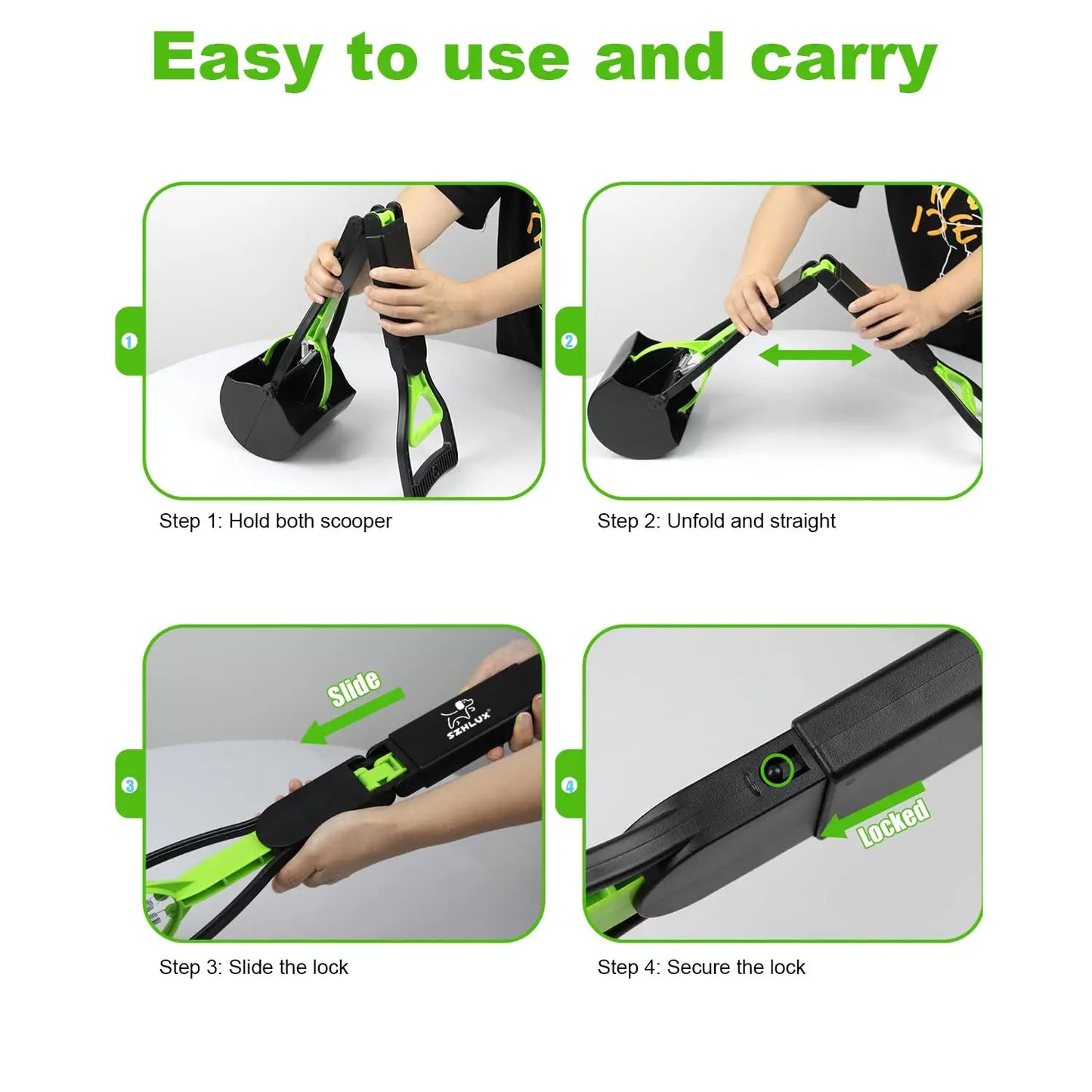 Dog/ Cat Pooper Scooper with Long Handle