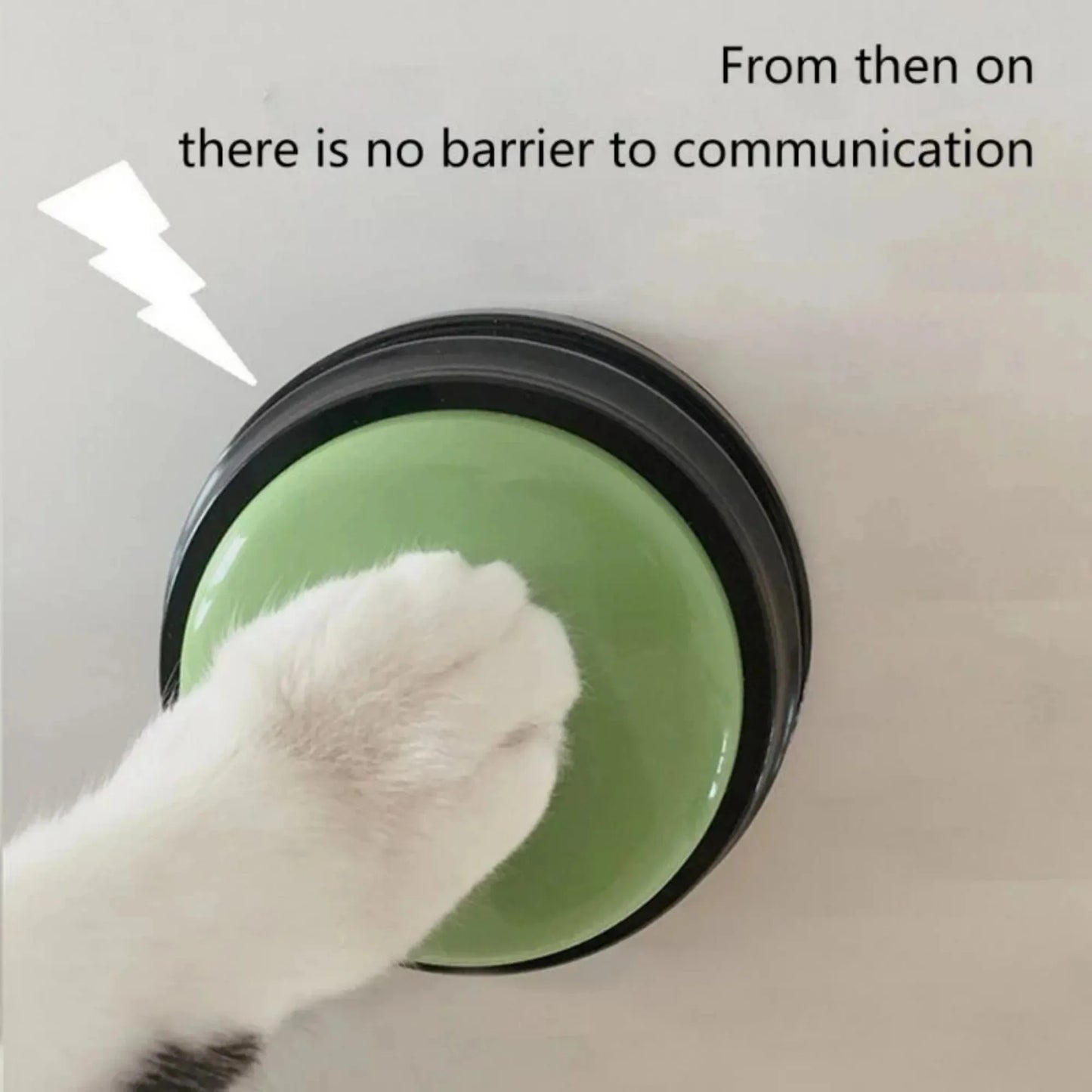 Dog / Cat Communication and Voice Recording Button for Pet