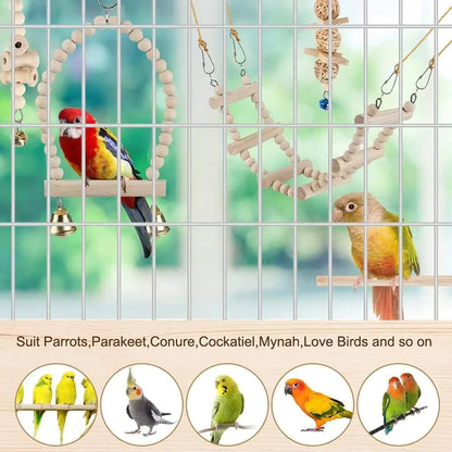 Bird Parrot Swing Toys