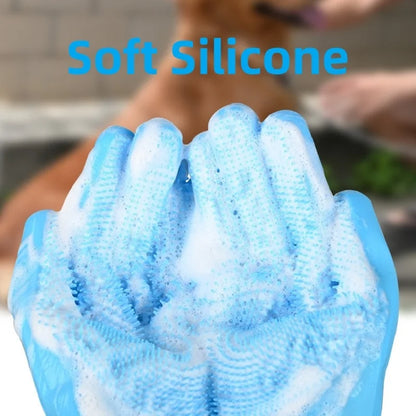 Pet Grooming Cleaning Gloves