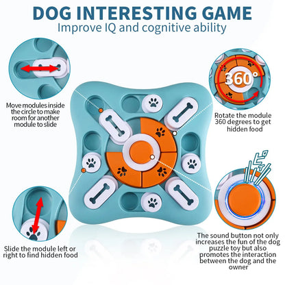 Interactive Dog Treat Puzzle Toys for IQ Training & Mental Stimulating