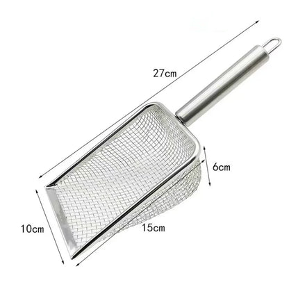 2X2 mm Fine Pores Cat Feces Sand Shovel Stainless Steel