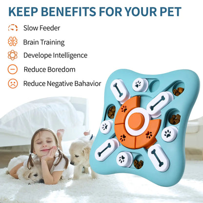 Interactive Dog Treat Puzzle Toys for IQ Training & Mental Stimulating