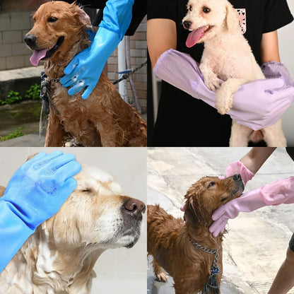 Pet Grooming Cleaning Gloves